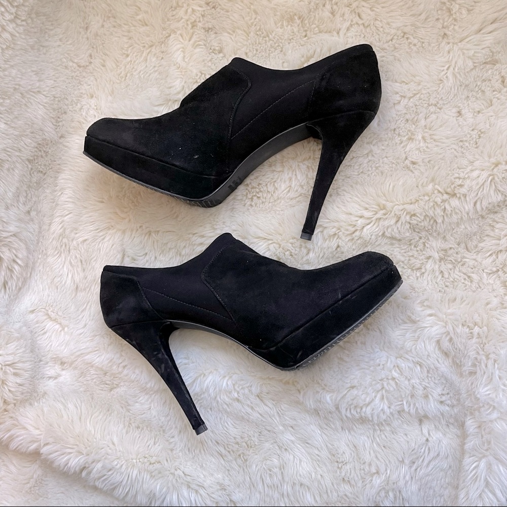 Stuart Weitzman suede bootie